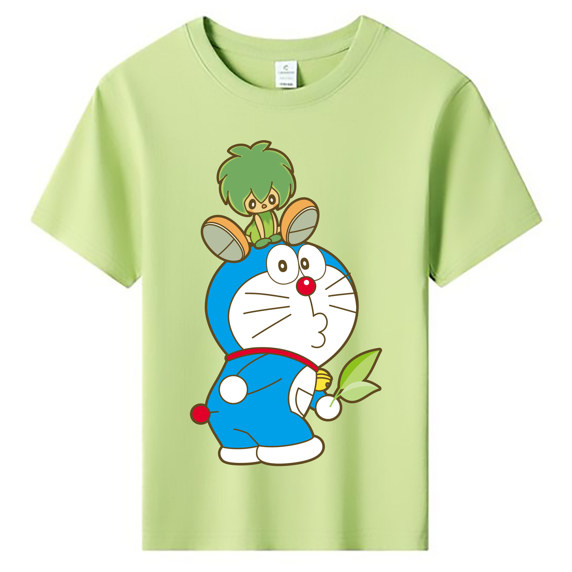 （画像用） ドラえもん Doraemon 綿100％キッズTシャツ（フロントプリント）